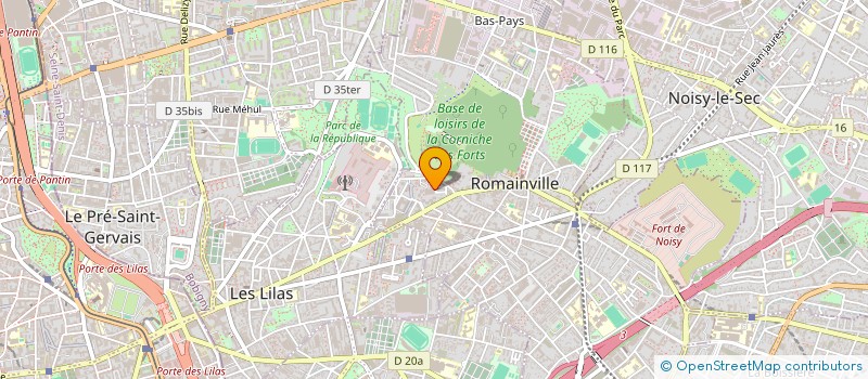 localisation de l'entreprise MONSIEUR RAPHAEL GUYONNET à ROMAINVILLE