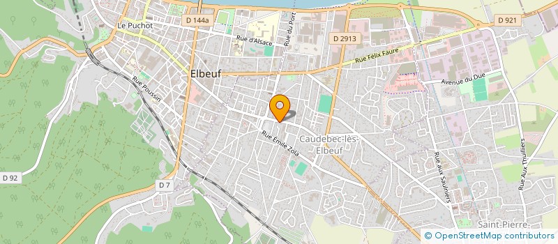 localisation de l'entreprise MONSIEUR RAPHAEL HAGUET  CAUDEBEC-LES-ELBEUF