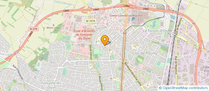 localisation de l'entreprise MONSIEUR RAPHAEL HAMIDONA à DIJON