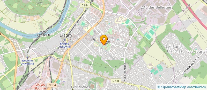 localisation de l'entreprise MONSIEUR RAPHAEL HANGARD  ERAGNY