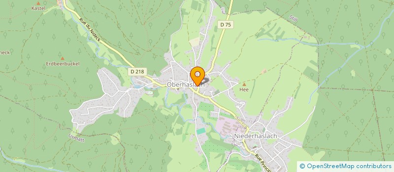 localisation de l'entreprise MONSIEUR RAPHAEL HANNS  OBERHASLACH