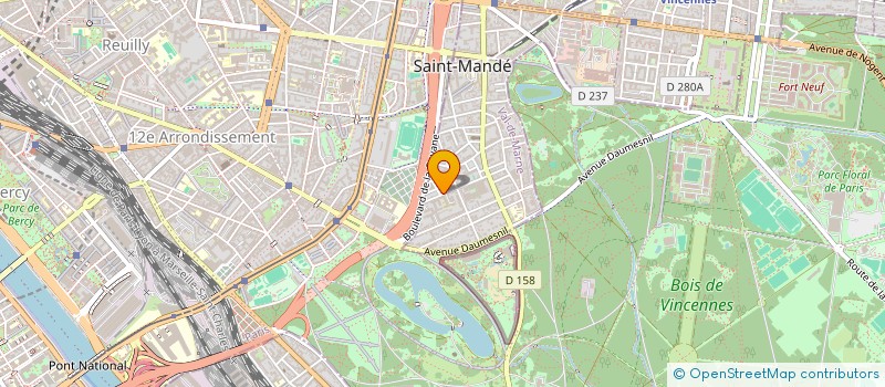 localisation de l'entreprise MONSIEUR RAPHAEL HARARI  SAINT-MANDE