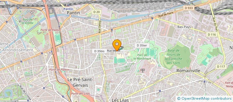 localisation de l'entreprise MONSIEUR RAPHAEL HAYAT  PANTIN