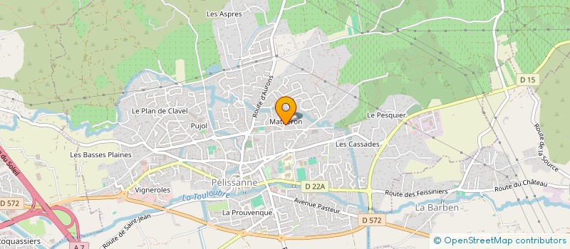 localisation de l'entreprise MONSIEUR RAPHAEL HEBERT  PELISSANNE