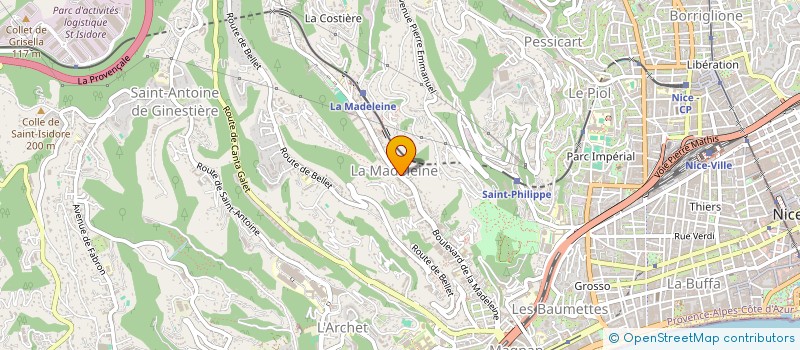 localisation de l'entreprise MONSIEUR RAPHAEL HECEK à NICE
