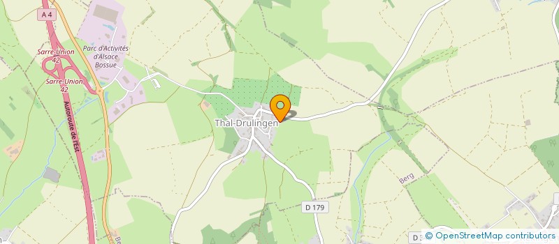 localisation de l'entreprise MONSIEUR RAPHAEL HECKMANN  THAL-DRULINGEN