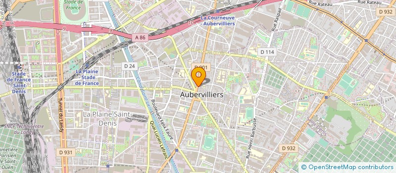 localisation de l'entreprise MONSIEUR RAPHAEL HENRY MASBERNAT à AUBERVILLIERS