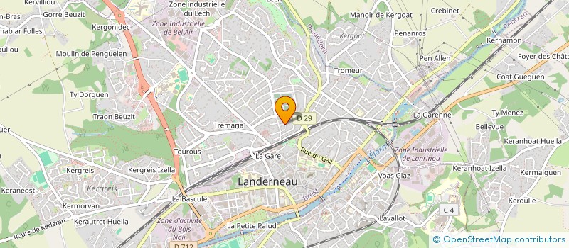 localisation de l'entreprise MONSIEUR RAPHAEL HERAUD à LANDERNEAU