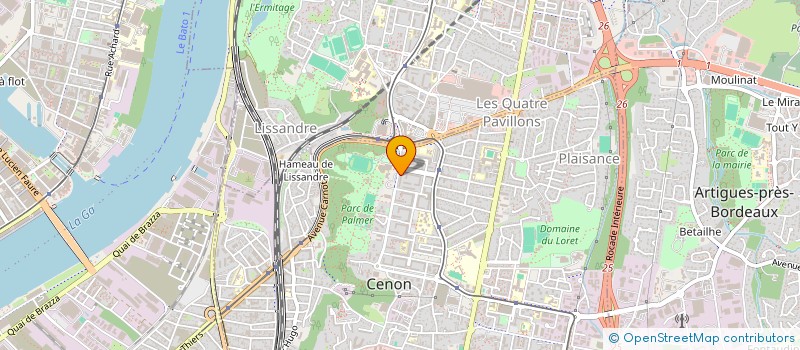 localisation de l'entreprise MONSIEUR RAPHAEL HERNANDEZ  CENON