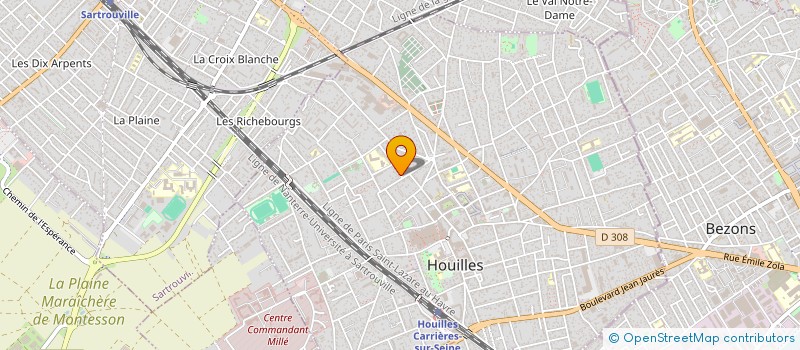 localisation de l'entreprise MONSIEUR RAPHAEL HERNANDEZ à HOUILLES
