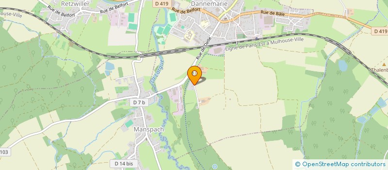 localisation de l'entreprise MONSIEUR RAPHAEL HINDERER  TRAUBACH-LE-HAUT