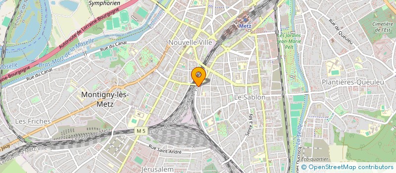 localisation de l'entreprise MONSIEUR RAPHAEL HUBENTZ  METZ