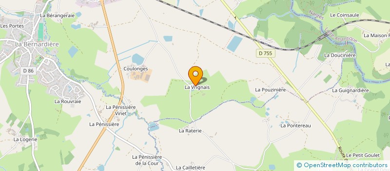 localisation de l'entreprise MONSIEUR RAPHAEL HUCHET  CUGAND