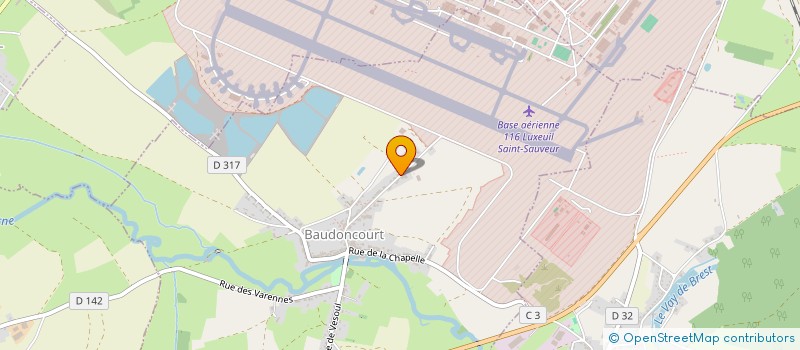localisation de l'entreprise MONSIEUR RAPHAEL HUMBERT à BAUDONCOURT