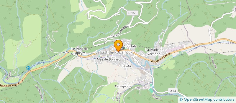 localisation de l'entreprise MONSIEUR RAPHAEL HUONKER  LABASTIDE-ROUAIROUX