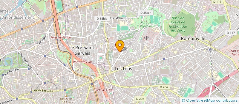localisation de l'entreprise MONSIEUR RAPHAEL IFERGANE à LES LILAS