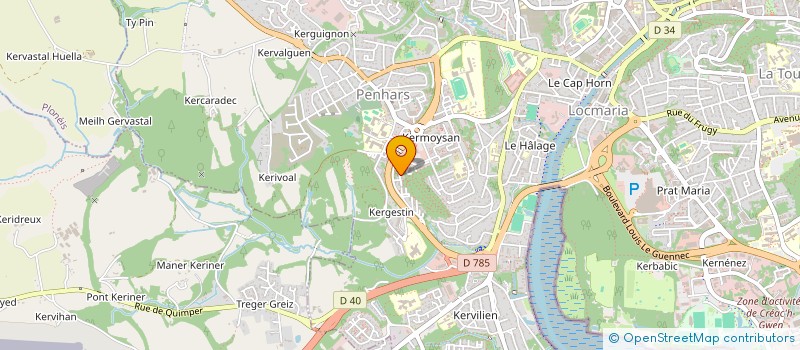 localisation de l'entreprise MONSIEUR RAPHAEL JAIN à QUIMPER