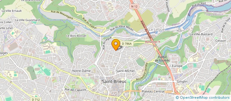 localisation de l'entreprise MONSIEUR RAPHAEL JANIN à SAINT-BRIEUC