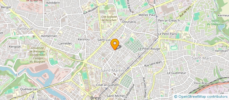 localisation de l'entreprise MONSIEUR RAPHAEL JEAN à BREST