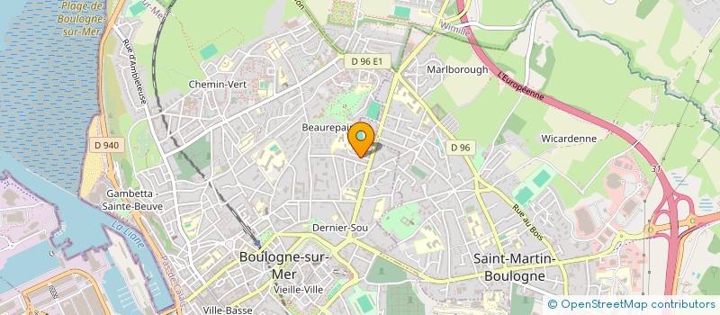 localisation de l'entreprise MONSIEUR RAPHAEL JOYEZ  BOULOGNE-SUR-MER