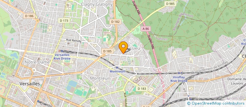 localisation de l'entreprise MONSIEUR RAPHAEL JUILLIEN à VERSAILLES