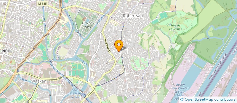 localisation de l'entreprise MONSIEUR RAPHAEL JUNG  STRASBOURG