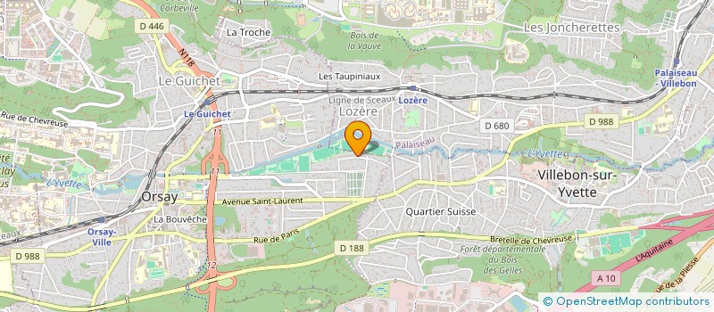 localisation de l'entreprise MONSIEUR RAPHAEL KACZOROWSKI  ORSAY