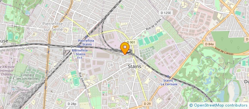 localisation de l'entreprise MONSIEUR RAPHAEL KAYSER à STAINS