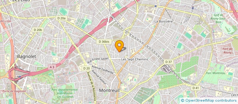 localisation de l'entreprise MONSIEUR RAPHAEL KESSLER à MONTREUIL