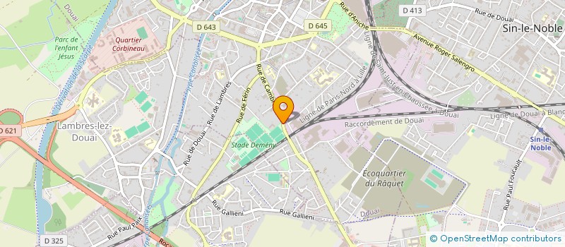 localisation de l'entreprise MONSIEUR RAPHAEL KNOCKAERT à DOUAI