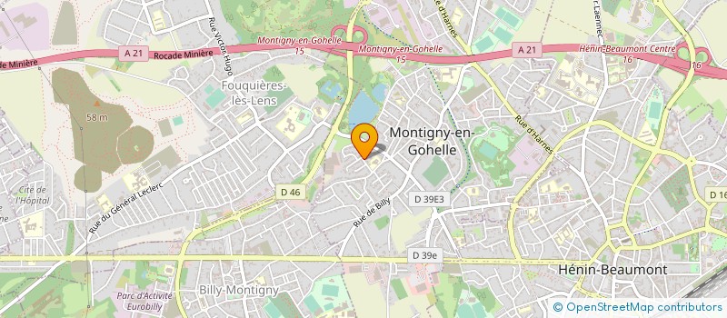 localisation de l'entreprise MONSIEUR RAPHAEL KUCHARSKI  MONTIGNY-EN-GOHELLE