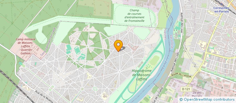 localisation de l'entreprise MONSIEUR RAPHAEL KUHN  MAISONS-LAFFITTE