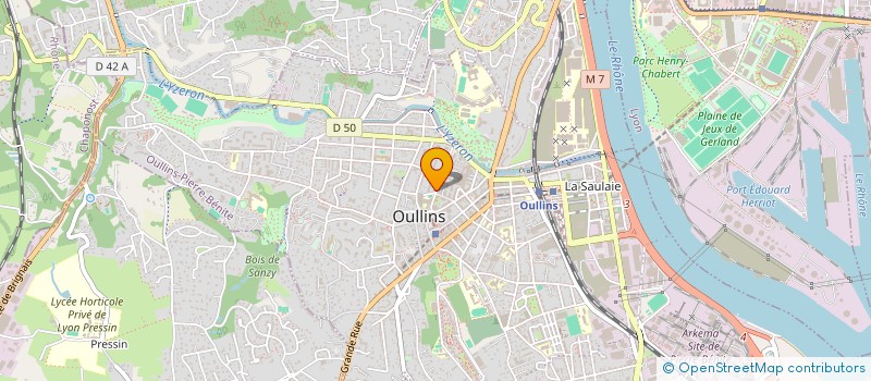 localisation de l'entreprise MONSIEUR RAPHAEL LACAN  OULLINS-PIERRE-BENITE