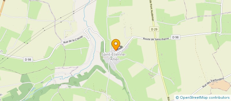 localisation de l'entreprise MONSIEUR RAPHAEL LACOMBLED  SAINT-ETIENNE-L'ALLIER