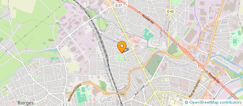 localisation de l'entreprise MONSIEUR RAPHAEL LACOUR à RIORGES