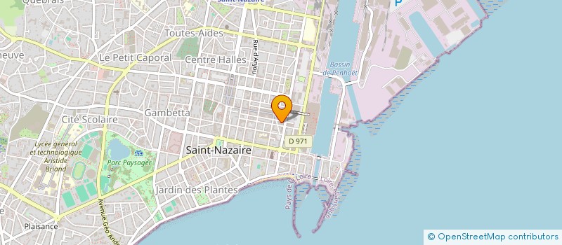 localisation de l'entreprise MONSIEUR RAPHAEL LACROIX  SAINT-NAZAIRE