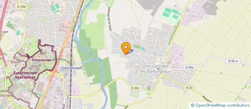 localisation de l'entreprise MONSIEUR RAPHAEL LACROIX  SAINT-GEORGES-LES-BAILLARGEAUX