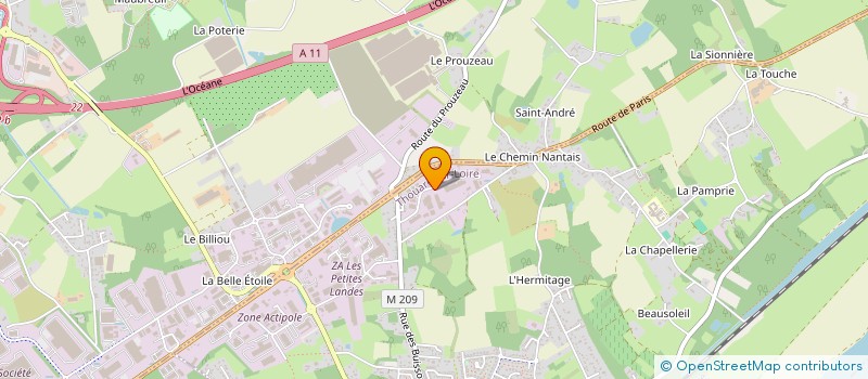 localisation de l'entreprise MONSIEUR RAPHAEL LAGEAT à THOUARE-SUR-LOIRE