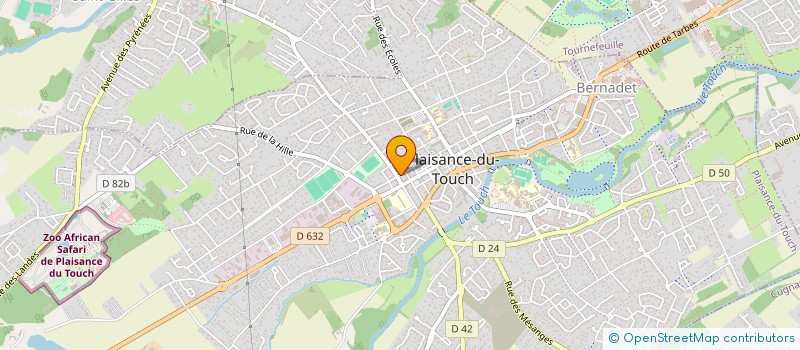 localisation de l'entreprise MONSIEUR RAPHAEL LAINE  PLAISANCE-DU-TOUCH