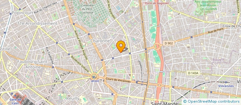 localisation de l'entreprise MONSIEUR RAPHAEL LALONNIER  PARIS