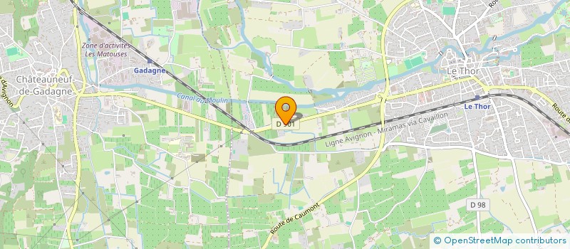 localisation de l'entreprise MONSIEUR RAPHAEL LAPEGUE  LE THOR