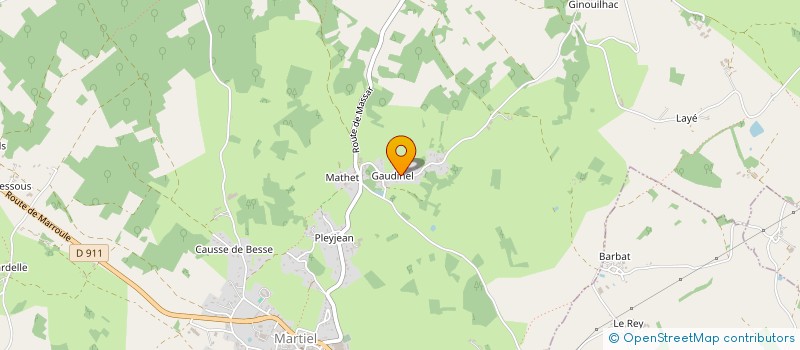 localisation de l'entreprise MONSIEUR RAPHAEL LAPORTE  MARTIEL