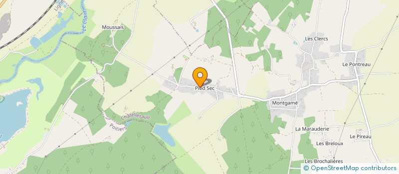 localisation de l'entreprise MONSIEUR RAPHAEL LARDEUR  CHATELLERAULT