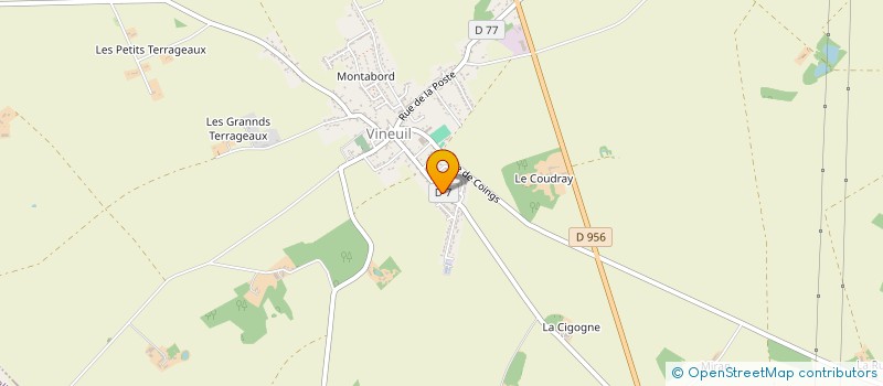 localisation de l'entreprise MONSIEUR RAPHAEL LAROA à VINEUIL