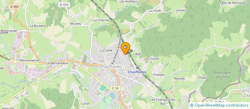 localisation de l'entreprise MONSIEUR RAPHAEL LAROCHE à CHAUFFAILLES