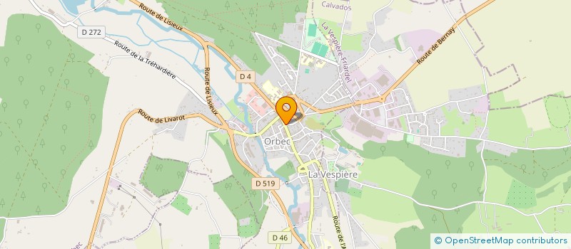 localisation de l'entreprise MONSIEUR RAPHAEL LARUE  LISIEUX