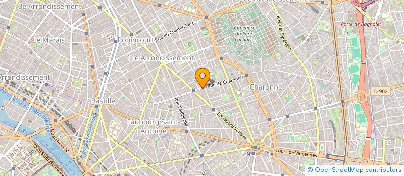 localisation de l'entreprise MONSIEUR RAPHAEL LE BERRIGAUD à PARIS