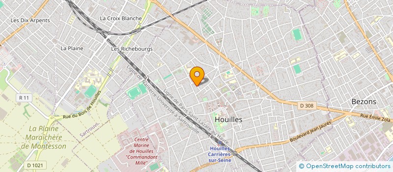 localisation de l'entreprise MONSIEUR RAPHAEL LE FOLL  HOUILLES