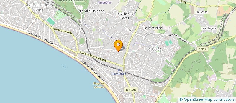 localisation de l'entreprise MONSIEUR RAPHAEL LE PISSART à LA BAULE-ESCOUBLAC