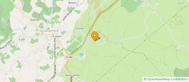 localisation de l'entreprise MONSIEUR RAPHAEL LEBLANC  LABLACHERE